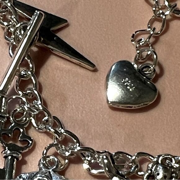 HALLOWEEN SALE Sterling Silver Vintage Wizard Of Oz Charm Bracelet - Picture 3 of 5